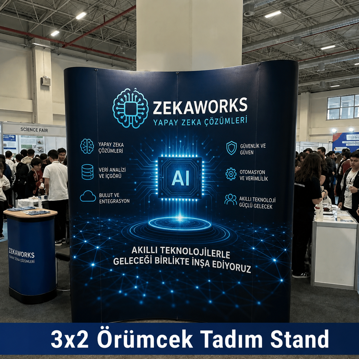 3x2 Örümcek Tadım Stand