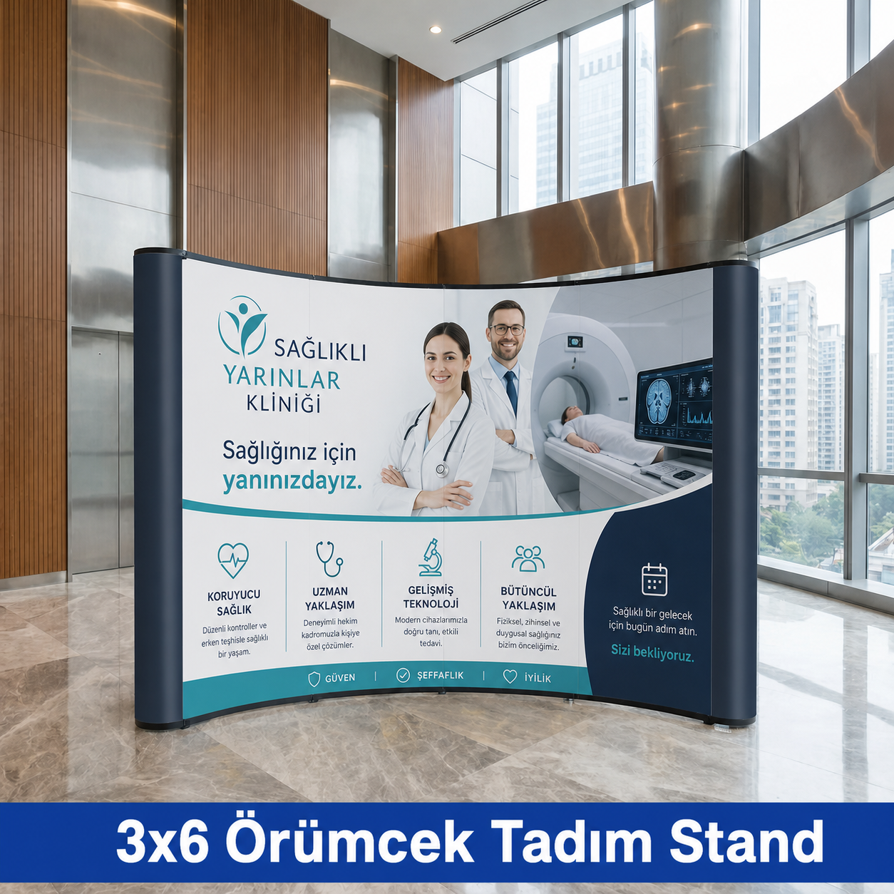 3x6 Örümcek Tadım Stand