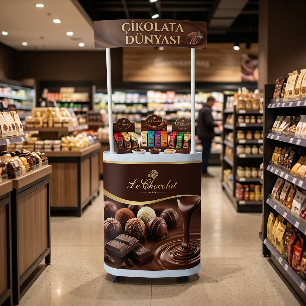 Çikolata Oval Tadım Stand