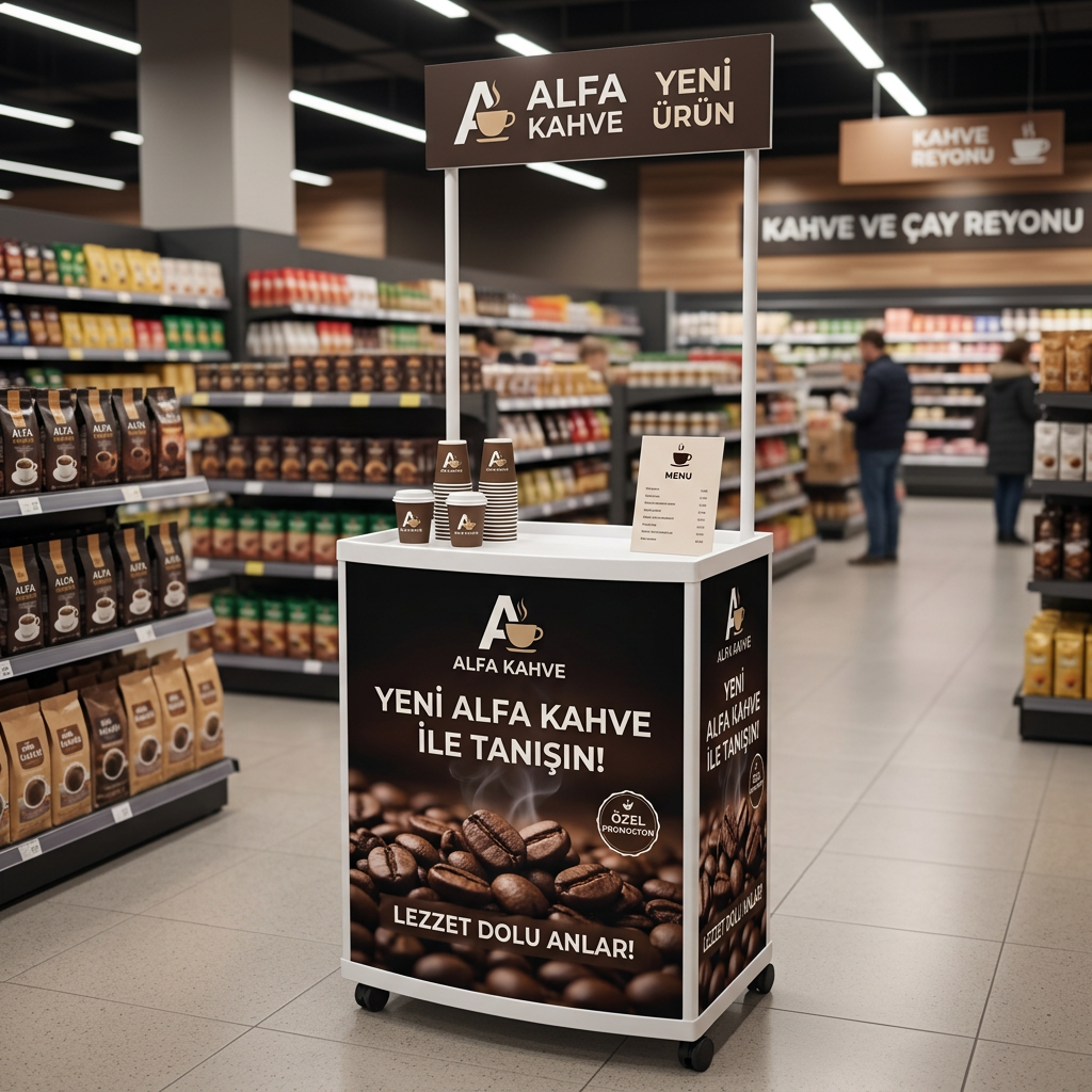 Promosyon Kare Tadım Stand