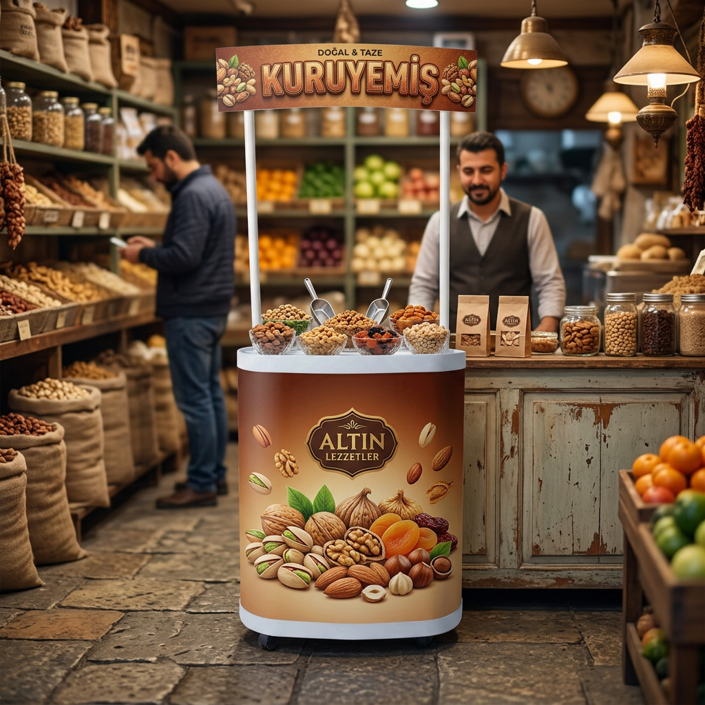 Kuruyemiş Oval Tadım Stand