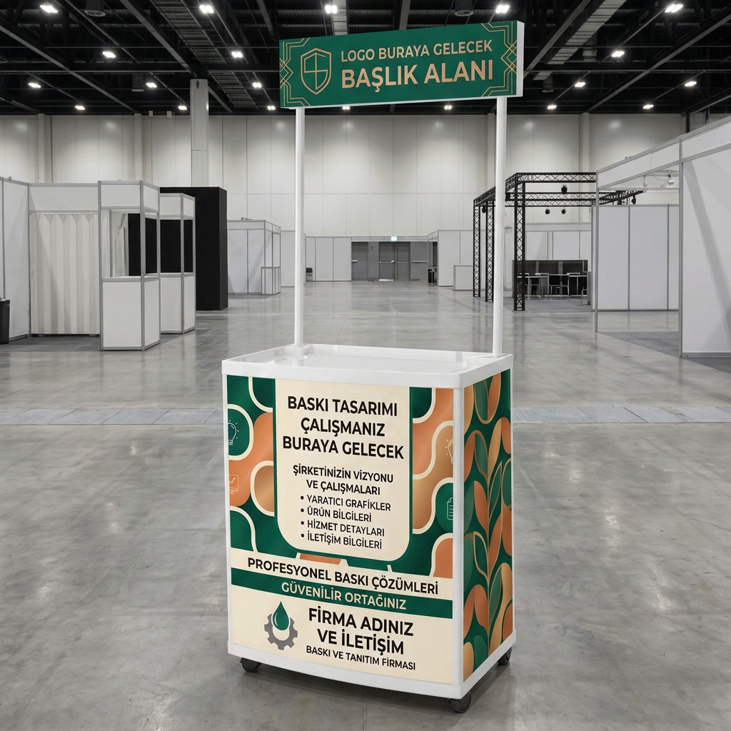 Logolu Kare Tadım Stand