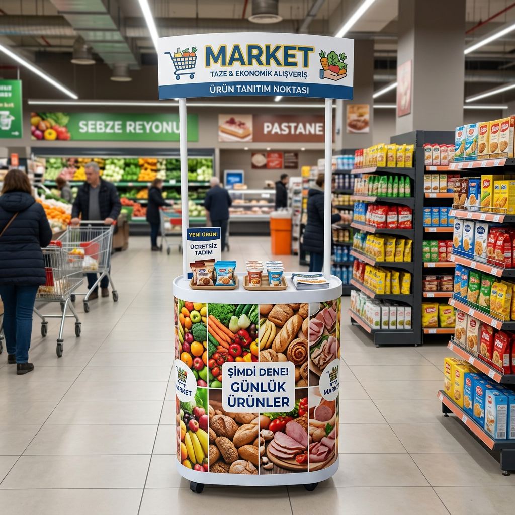 Market Fasülye Tadım Stand