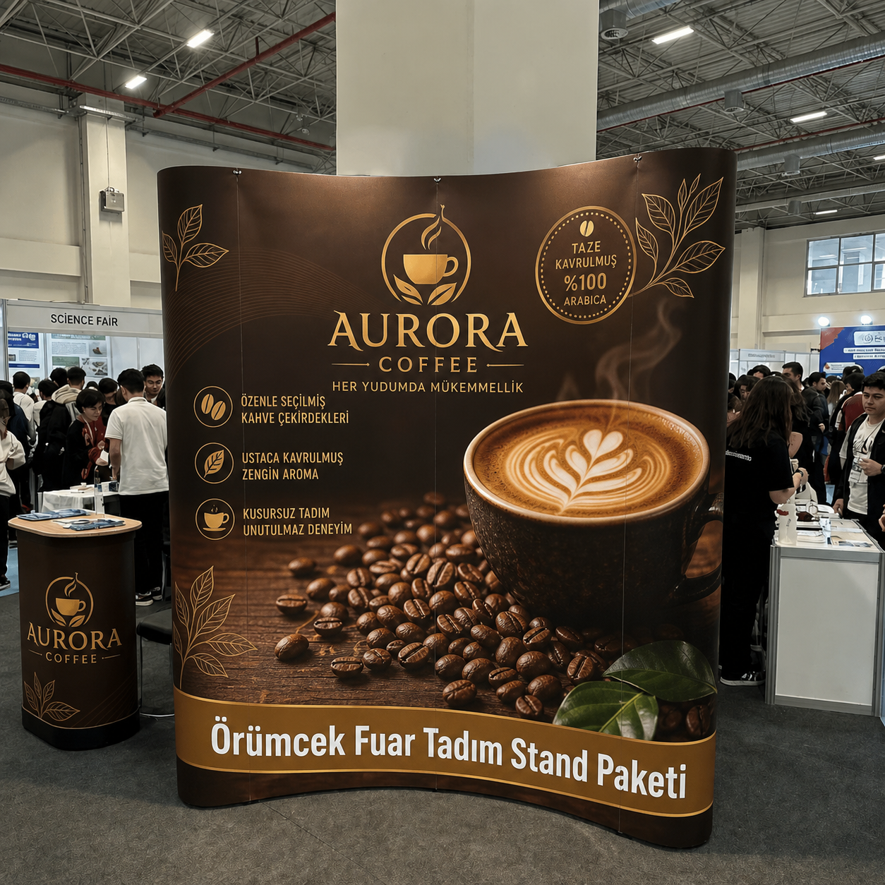 Örümcek Fuar Tadım Stand Paketi