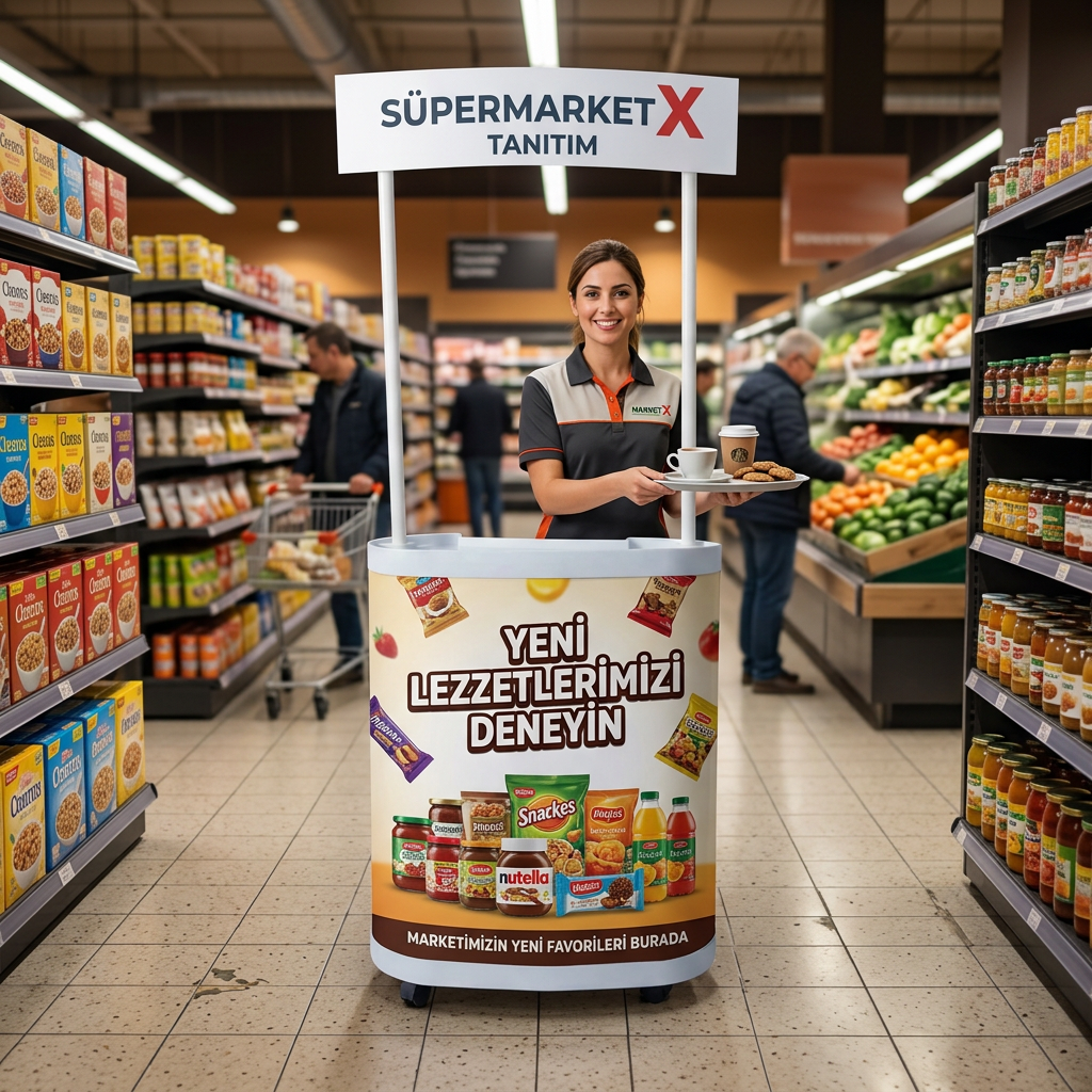 Süpermarket Tadım Standı